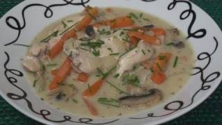 Simple Chicken Fricassee Recipe [upl. by Brnaby824]