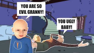 Granny Simulator  EVIL BABY LABAN SA EVIL GRANNY [upl. by Adran]