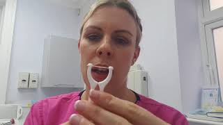 Dental flossing for beginners part 1 [upl. by Gosser111]