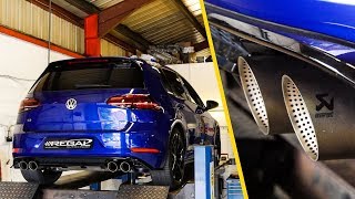 Fitting a LOUD Akrapovic Exhaust to my Golf R [upl. by Etnomal927]