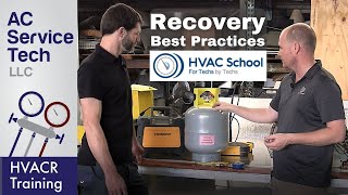 Refrigerant Recovery Training Tips Problems Best Practices Setup [upl. by Caren466]