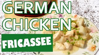 German Chicken Fricassee Recipe Hühnerfrikassee HOW TO MAKE THE TASTIEST GERMAN CHICKEN FRICASSEE [upl. by Trawets]