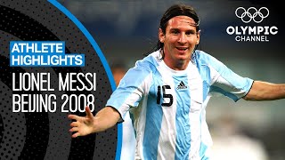 Lionel Messi 🇦🇷 at the Olympics  Athlete Highlights [upl. by Ominoreg]