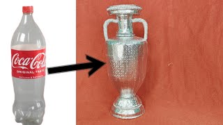 How to make uefa euro cup trophy at home [upl. by Krigsman]