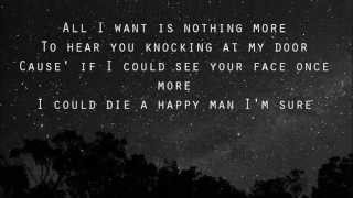 Kodaline  All I Want Lyrics [upl. by Anaujahs]