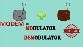 Modem  What is a modem  How Does Modem work  modulation  modulator  what is modem [upl. by Atina]