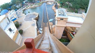 All Big Water Slides at Atlantis Paradise Island  Nassau Bahamas [upl. by Fonz251]