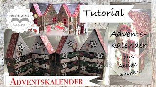 DIY  Adventskalender  Advent Calendar  Papier aus meinem Action Haul  Christmas  Tutorial [upl. by Narahs627]