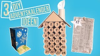 3 DIY Adventskalender zum selber machen [upl. by Laaspere]