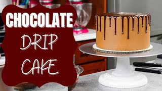 Chocolate Drip Cake Tutorial [upl. by Novyad]