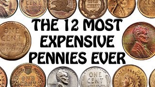 The 12 Most Expensive Pennies In US History [upl. by Yahs]