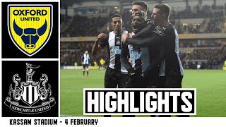 A SAINTMAXIMIN STUNNER WINS IT Oxford United 2 Newcastle United 3 Extended Highlights [upl. by Natalie]