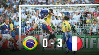 France 3  0 Brazil  World Cup 1998 HD [upl. by Straus]