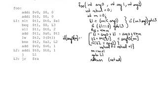 Example Converting MIPS Assembly to C [upl. by Nealon]