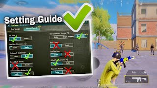 Best Important Settings Guide in Update 25 ✅ PUBG MOBILE [upl. by Sarkaria607]