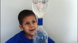 Tornado in a Bottle  kids science experiment [upl. by Ylliw]