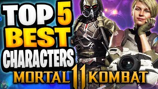 The TOP 5 BEST Characters in MK11 2024  Mortal Kombat 11 [upl. by Ennaeirrac412]