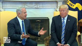 WATCH President Trump meets Israeli Prime Minister Netanyahu at White House [upl. by Thomey219]