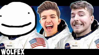 MrBeast Preston amp Dream sing Astronaut in the Ocean [upl. by Derinna]