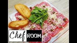 Carpaccio de Res  Beef Carpaccio [upl. by Ellennahs]