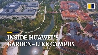 Inside Huawei’s lakeside campus that replicates 12 European cities [upl. by Zerk]