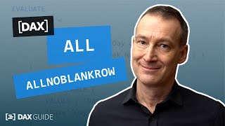 ALL ALLNOBLANKROW  DAX Guide [upl. by Helaina]