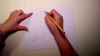 How to Draw the Pout Pout Fish [upl. by Adnoluy]