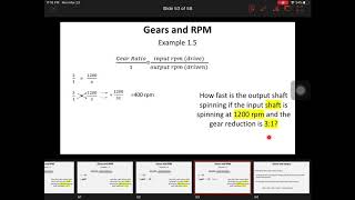 Gear ratios rpm and torque [upl. by Nohpets]