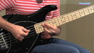 Music Man StingRay 5 H Electric Bass Guitar Demo  Sweetwater Sound [upl. by Acimat]