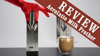 Aerolatte Milk Frother  Exclusive Review [upl. by Ahtilat276]