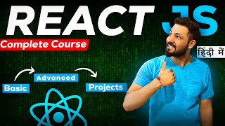 React js full tutorial in Hindi  Complete Course [upl. by Mariand404]