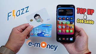 Cara Top UPCek Saldo Flazz Card dan EMoney di iPhone [upl. by Garges]