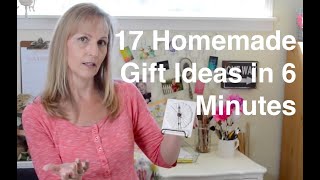 17 Homemade Gift Ideas In 6 Minutes  AnOregonCottagecom [upl. by Alexandre259]