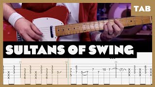 Dire Straits  Sultans of Swing  Guitar Tab  Lesson  Cover  Tutorial [upl. by Dualc650]