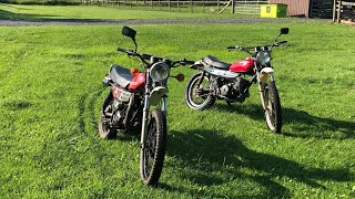 A trip with two classic Suzuki TS250 savages [upl. by Isis]