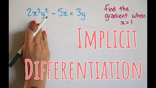 Implicit differentiation [upl. by Llib]