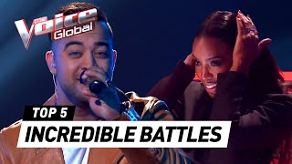 INCREDIBLE BATTLES in The Voice [upl. by Cudlip]