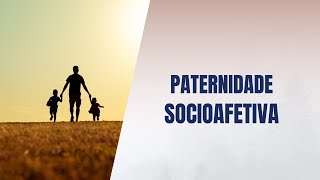 Paternidade socioafetiva [upl. by Rozelle]