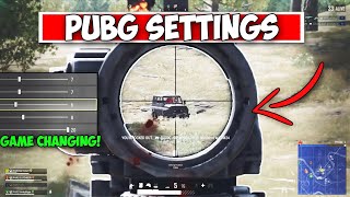 My NEW Updated PUBG Settings In PUBG Console [upl. by Sol]