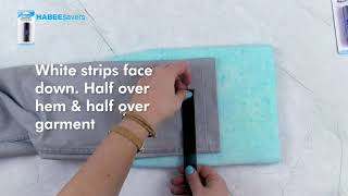 Hemming amp Mending Tape Tutorial  Habee Savers [upl. by Harty]