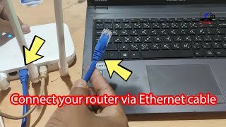 How to connect laptop to router with ethernet cable [upl. by Dine]