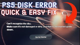 How To Fix Unrecognised Disk Error on PS5 Quick amp Easy [upl. by Garfinkel]