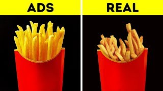 FOOD IN COMMERCIALS VS IN REAL LIFE [upl. by Ociral]