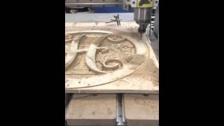 inc cutting wood monogram [upl. by Fennie843]