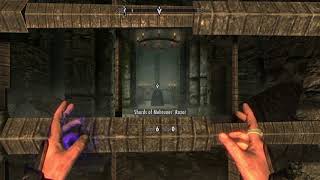 Skyrim  The Beauty of Telekinesis Spell [upl. by Simsar]