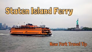 Staten Island Ferry  A Free Statue of Liberty Cruise Alternative [upl. by Thapa]