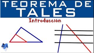 Teorema de Tales  Introducción [upl. by Pirbhai]