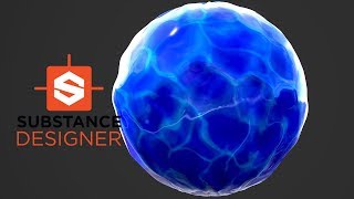 Substance Designer  Stylized Water Material [upl. by Hadihsar]