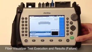 Anritsu MT9083 Series OTDR Fiber Visualiser Demonstration [upl. by Yatnod]