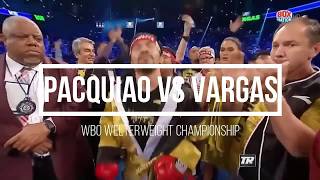 Pacquiao VS Vargas Full Highlights HD [upl. by Kajdan]